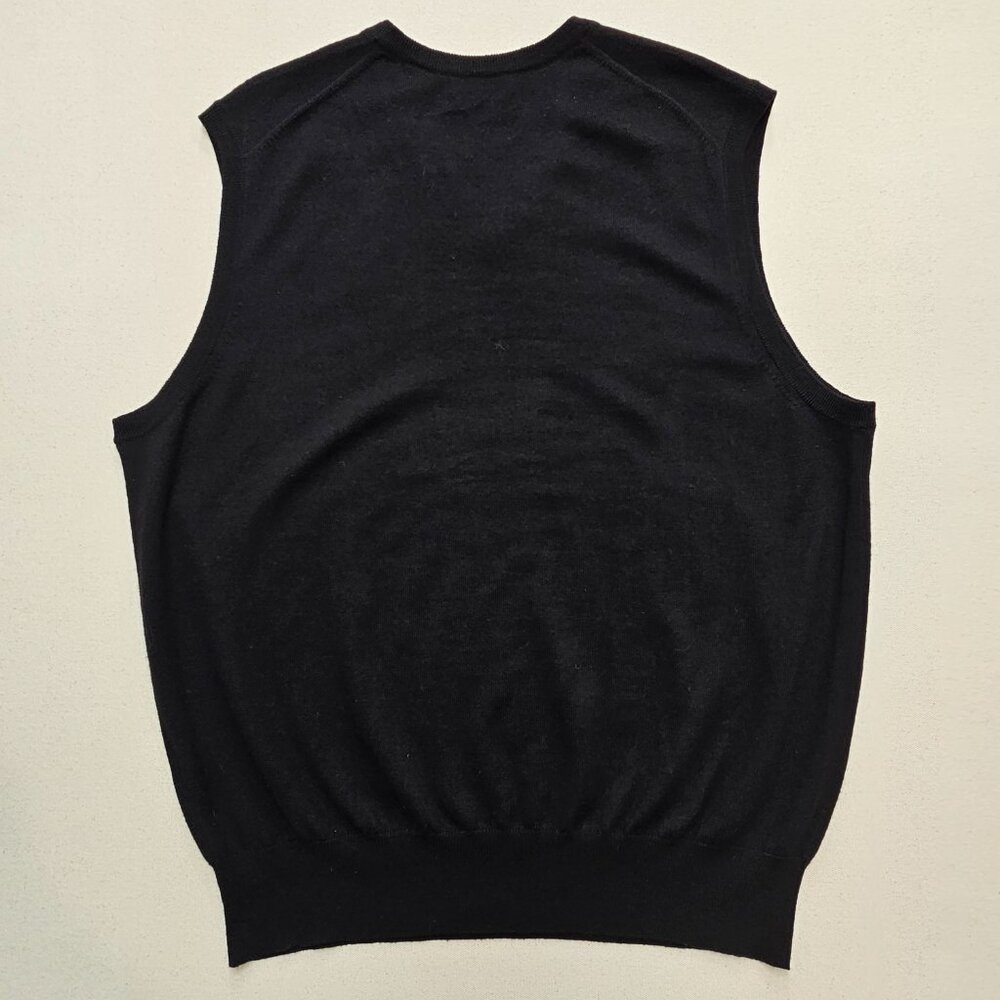 Peter Millar Merino Wool V Neck Vest XL - Picture 3 of 5